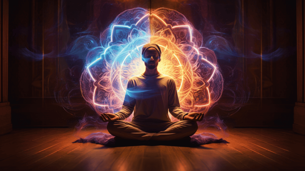 Chakra clearing and energy balancing while meditating